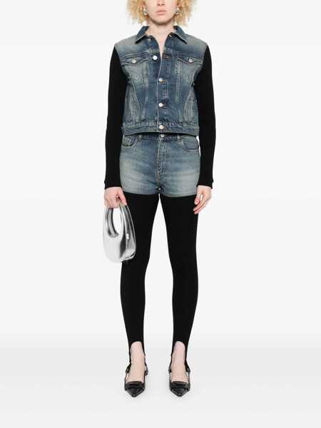 Geci COPERNI Coperni Hybrid Rib Denim Jacket BLUE Femei (BM 18940272) 2