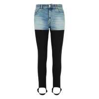 Pantaloni casual Multicolor Ribbed Leggings With Back Logo Plaque In Cotton Woman Femei