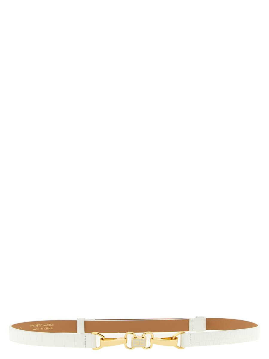 Curele Elisabetta Franchi Elisabetta Franchi Jewel Clamp Belt WHITE Femei (BM 18940392) 1