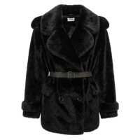Paltoane P.A.R.O.S.H. Faux Fur Coat Femei
