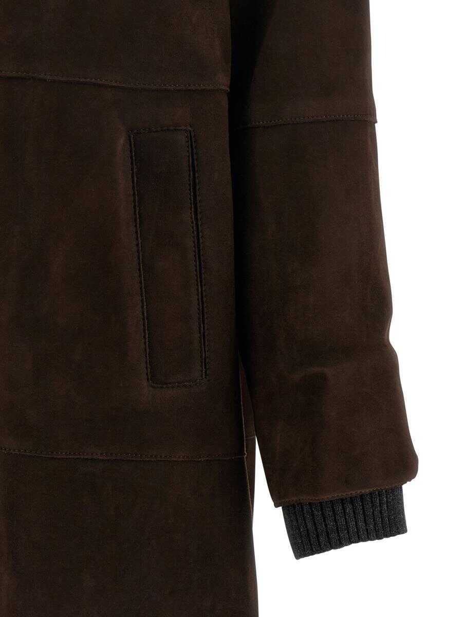 Paltoane P.A.R.O.S.H. P.A.R.O.S.H. Monet25W Coat BROWN Femei (BM 18940506) 4