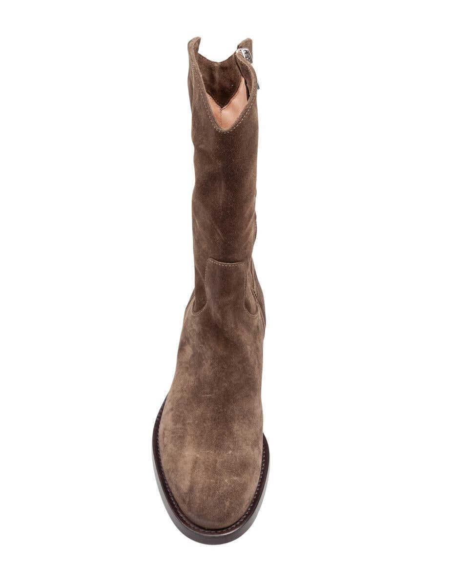 Bocanci AGL Agl Suede Ankle Boot Green Femei (BM 18940554) 2