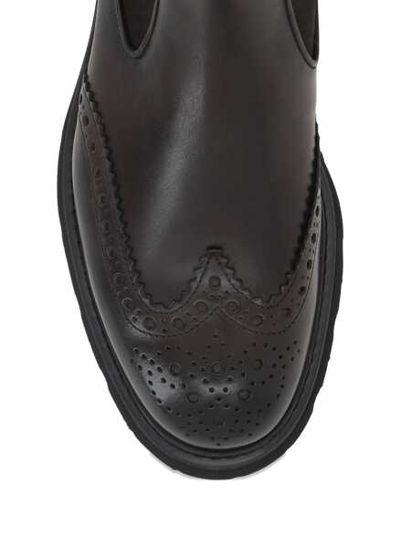 Bocanci Doucals Doucals Boots DARK BROWNBLACK Barbati (BM 18940731) 4