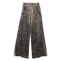 Pantaloni 'Geth Belas' Blacktrousers With Destroyed Look And Drawstring Waist In Cotton Man Barbati