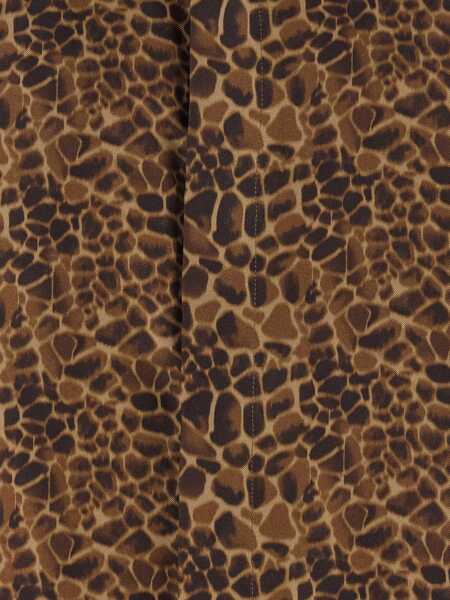 Camasi Emporio Armani Brown Shirt With Leopard Print And Pointed Collar In Silk Man BROWN Barbati (BM 18941043) 3