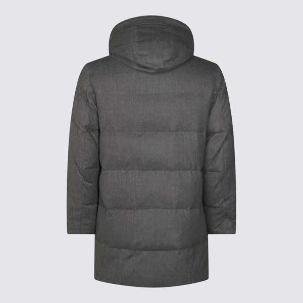 Geci de iarna MONTECORE Montecore Grey Wool Down Jacket STORM GREY Barbati (BM 18941112) 2