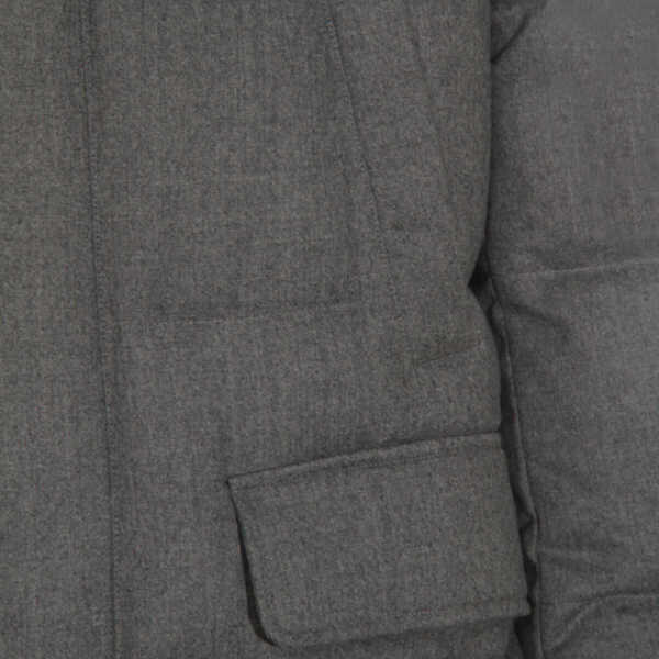 Geci de iarna MONTECORE Montecore Grey Wool Down Jacket STORM GREY Barbati (BM 18941112) 4