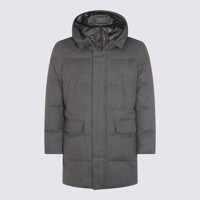 Geci de iarna MONTECORE Montecore Grey Wool Down Jacket