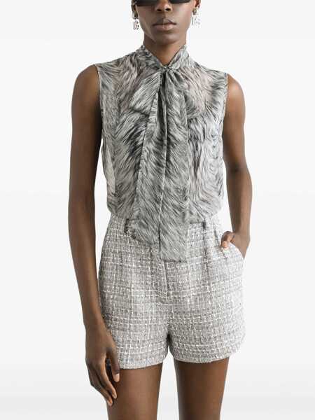 Topuri Dolce & Gabbana Dolce & Gabbana Top PELLICCIA F.DO GRIGIO Femei (BM 18941193) 3