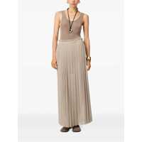 Fuste AMI Paris Dama - Fuste AMI Paris AMI Paris Skirts BEIGE O TAN Femei (BM 18941325) - B-mall.ro