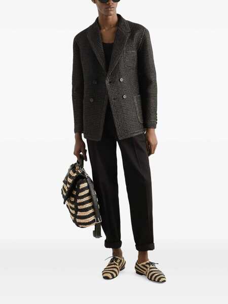 Pantaloni Dolce & Gabbana Black Pants With Turn-Up Hem In Cotton Man Black Barbati (BM 18941658) 2