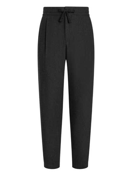 Pantaloni Dolce & Gabbana Grey Pants With Drawstring Waist In Wool Blend Man GREY Barbati (BM 18941661) 5