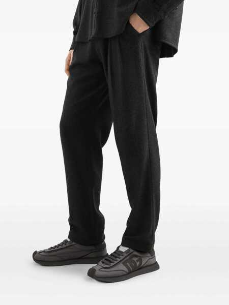 Pantaloni Dolce & Gabbana Grey Pants With Drawstring Waist In Wool Blend Man GREY Barbati (BM 18941661) 1