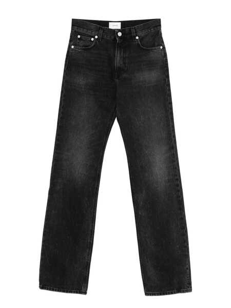 Blugi HAIKURE Black Jeans With Belt Loops And Logo Patch On The Rear In Denim Woman Black Femei (BM 18941934) 1