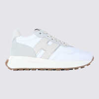 Sneakers Hogan White Leather Sneakers Femei