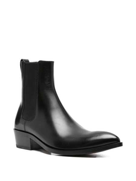 Bocanci Tom Ford Tom Ford Black Leather Boots Black Barbati (BM 18942132) 2
