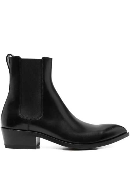 Bocanci Tom Ford Tom Ford Black Leather Boots Black Barbati (BM 18942132) 1