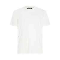 Tricouri White Crewneck T-Shirt In Cotton Blend Man Barbati