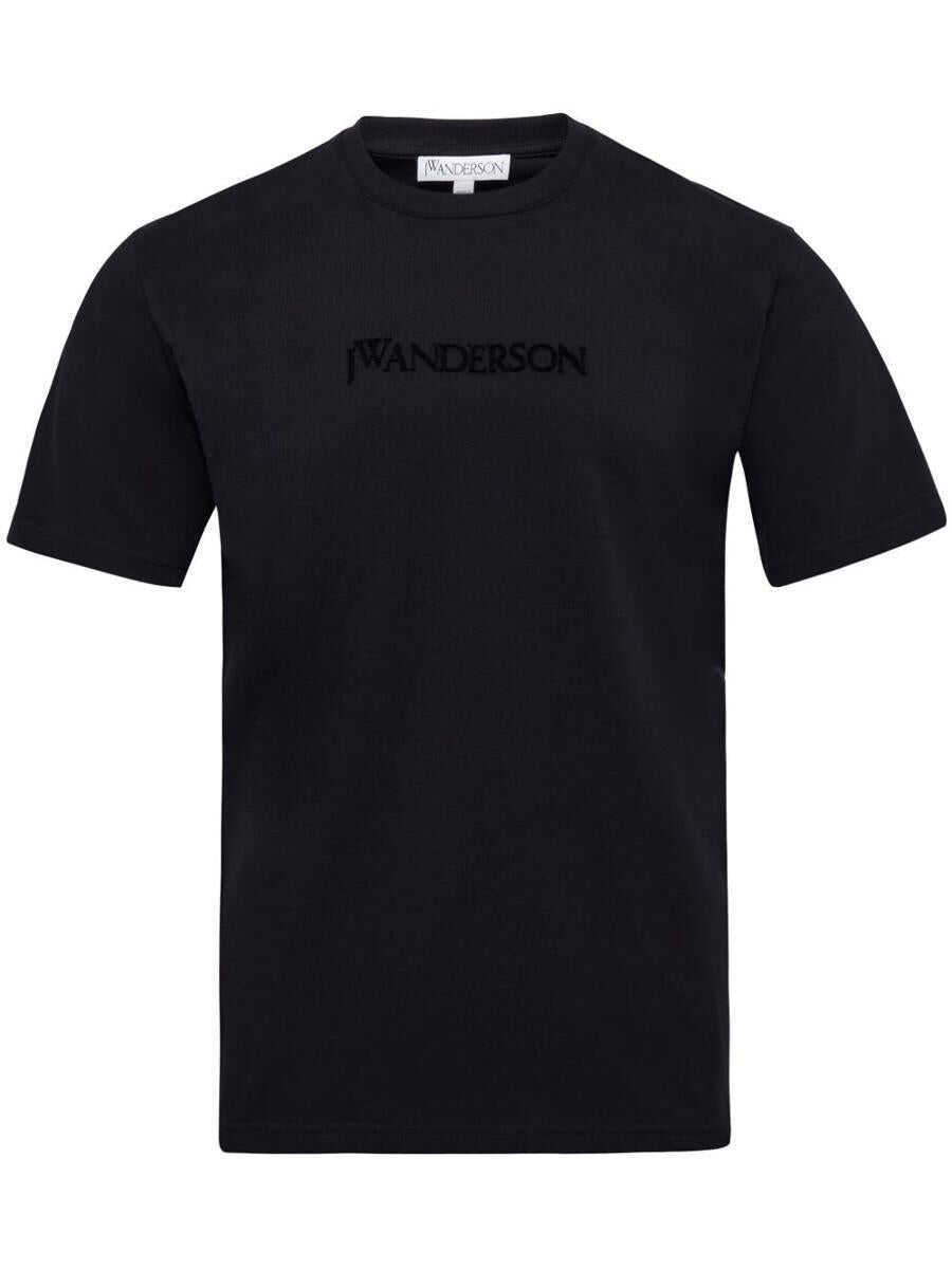Topuri JW Anderson JW Anderson T-Shirts And Polos Black Barbati (BM 18942201) 1