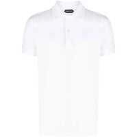 Tricouri Polo White Short-Sleeves Polo In Cotton Piquet Jersey Man Barbati