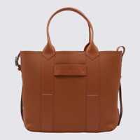 Genti de mana Hogan Brown Leather Tote Femei