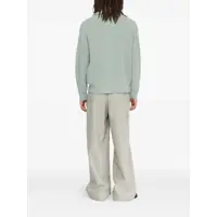 Pulovere JW Anderson pentru Barbati - Pulovere JW Anderson Grey Sweater With Half Zip Closure On The Front In Cotton Piquet Man GREY Barbati (BM 18942765) - B-mall.ro