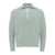 JW Anderson Grey Sweater With Half Zip Closure On The Front In Cotton Piquet Man GREY