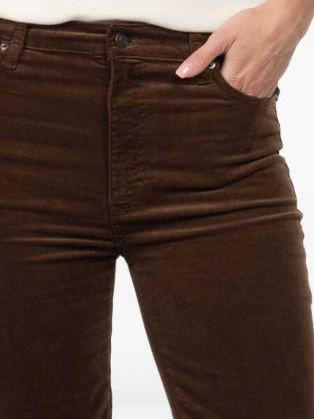 Pantaloni casual FRAME Frame Trousers BROWN Femei (BM 18942882) 5