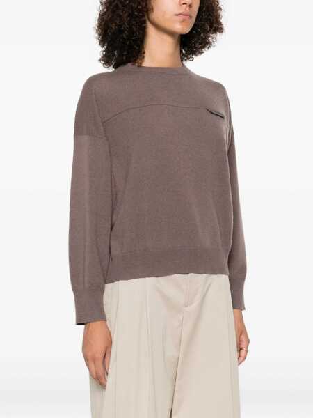 Pulovere Brunello Cucinelli Brunello Cucinelli Sweaters BROWN Femei (BM 18942954) 3