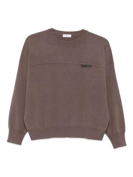 Pulovere Brunello Cucinelli Brunello Cucinelli Sweaters BROWN Femei (BM 18942954) 1