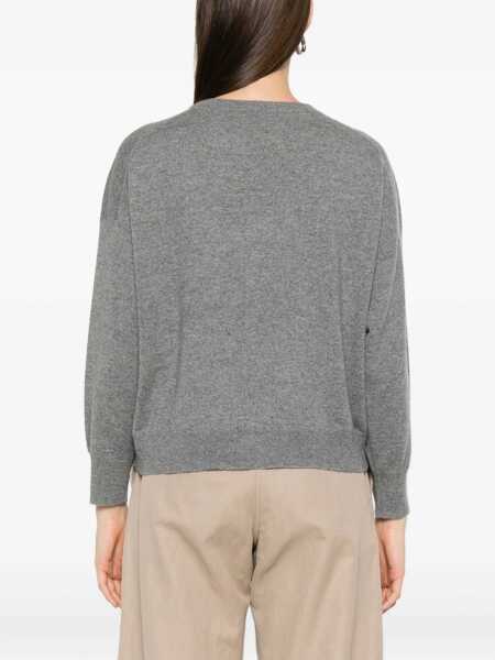 Pulovere Brunello Cucinelli Brunello Cucinelli Sweaters GREY Femei (BM 18942960) 4