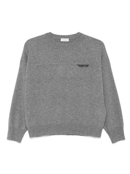Pulovere Brunello Cucinelli Brunello Cucinelli Sweaters GREY Femei (BM 18942960) 1