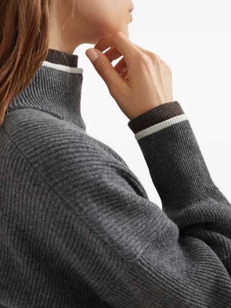 Rochii Brunello Cucinelli Brunello Cucinelli Dresses GREY Femei (BM 18942963) 5