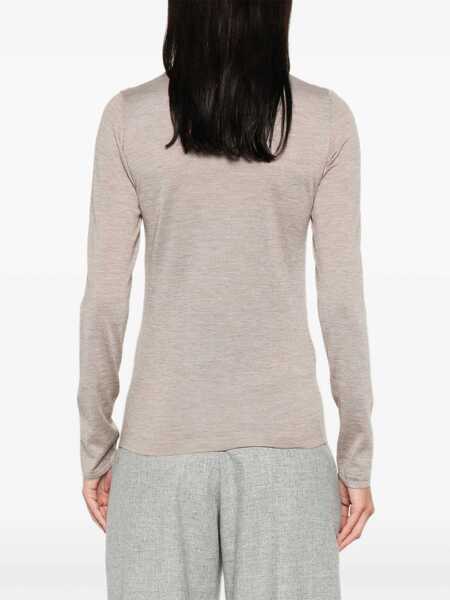 Pulovere Brunello Cucinelli Brunello Cucinelli Sweaters Beige Femei (BM 18942999) 4