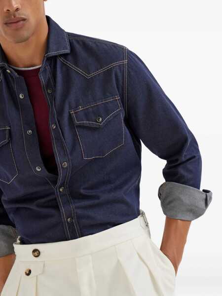 Topuri Brunello Cucinelli Brunello Cucinelli T-Shirts & Vests RED Barbati (BM 18943011) 5