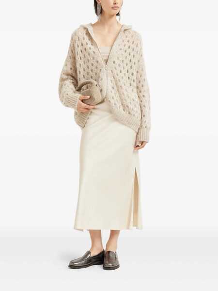Fuste Brunello Cucinelli Brunello Cucinelli Skirts Beige Femei (BM 18943023) 2