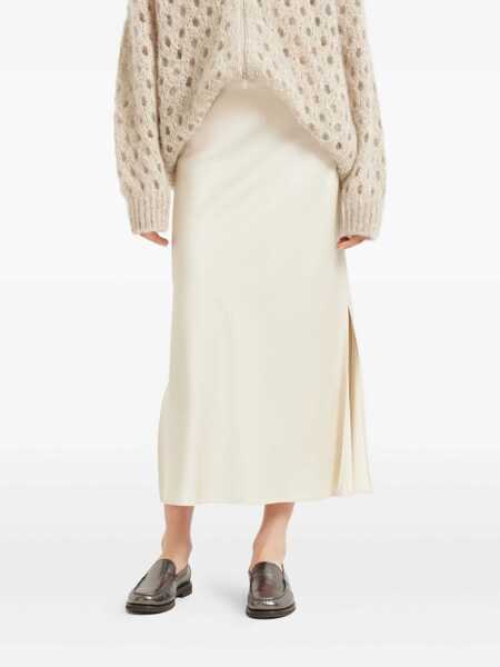 Fuste Brunello Cucinelli Brunello Cucinelli Skirts Beige Femei (BM 18943023) 3