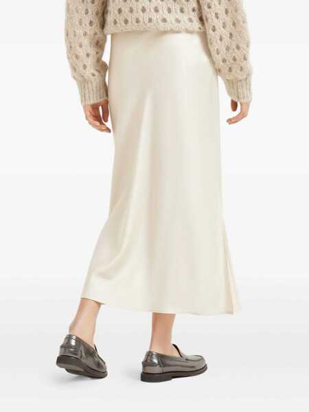 Fuste Brunello Cucinelli Brunello Cucinelli Skirts Beige Femei (BM 18943023) 4
