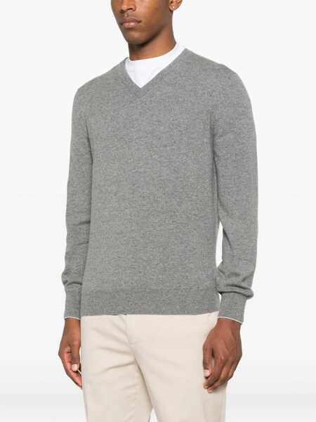 Pulovere Brunello Cucinelli Brunello Cucinelli Sweaters GREY Barbati (BM 18943143) 3