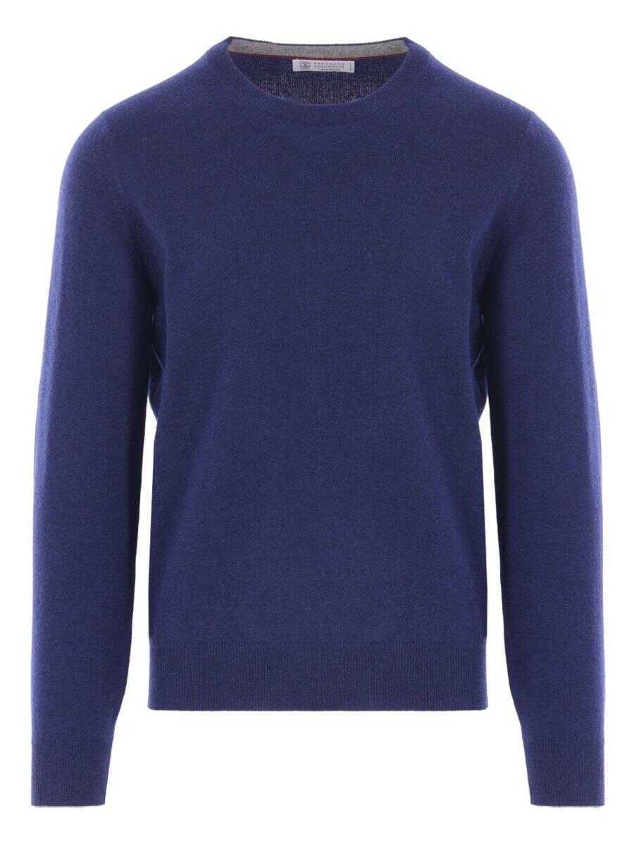 Pulovere Brunello Cucinelli Brunello Cucinelli Sweaters BLUE Barbati (BM 18943158) 1