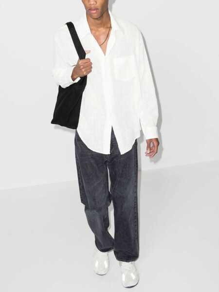 Camasi OUR LEGACY Our Legacy Coco Cotton Shirt WHITE Barbati (BM 18943233) 4