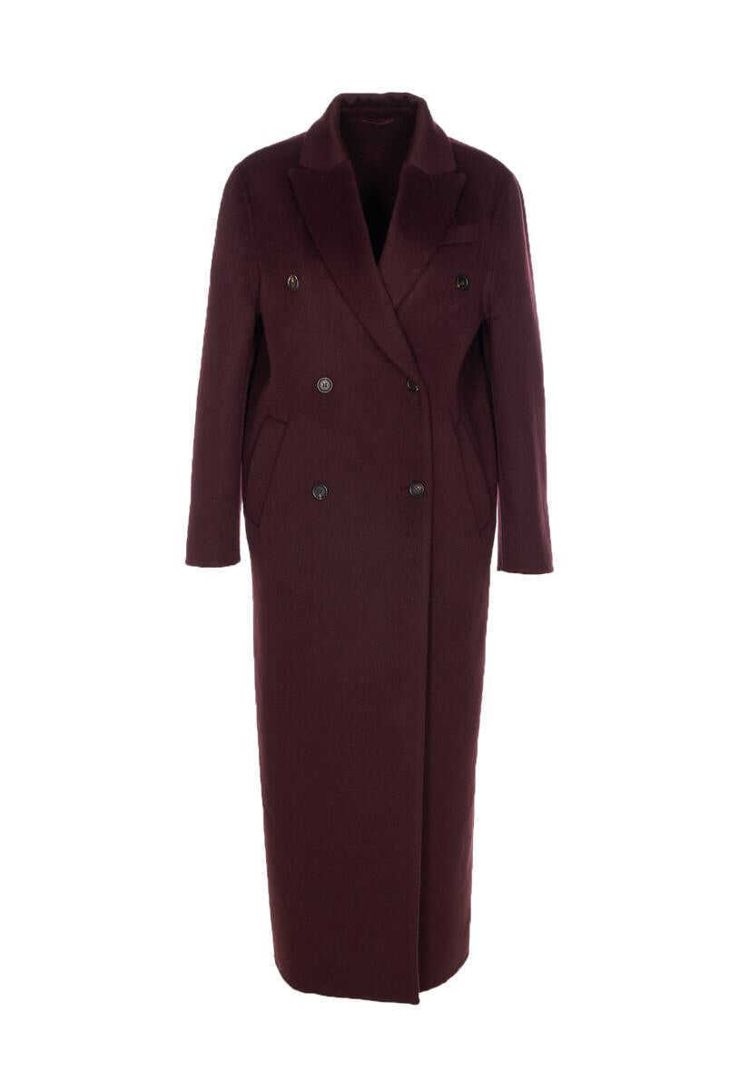Paltoane Brunello Cucinelli Brunello Cucinelli Coats RED Femei (BM 18943422) 1