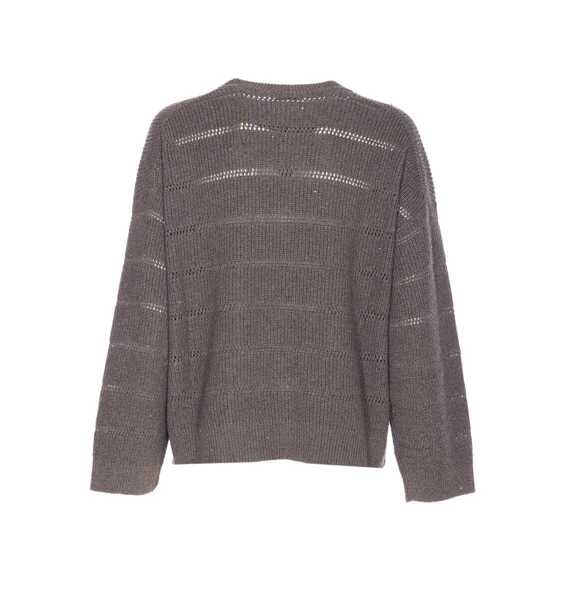 Pulovere Brunello Cucinelli Brunello Cucinelli Sweaters GREY Femei (BM 18943425) 2