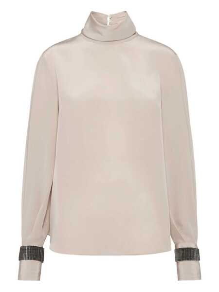 Topuri Brunello Cucinelli Brunello Cucinelli Tops Beige Femei (BM 18943470) 1
