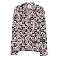 Camasi Bordeaux Shirt With Classic Collar And All-Over Monogram In Cotton Man Barbati