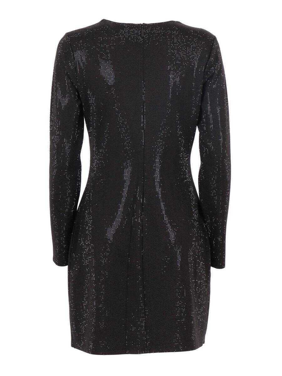 Rochii Michael Kors Michael Kors Midi Dress Black Femei (BM 18943545) 2