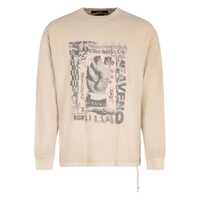 Tricouri Ksubi Long Sleeve Cotton T-Shirt Barbati