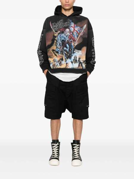 Bluze de trening REPRESENT Represent Represent X Iron Maiden Steed - Cotton Hoodie Black Barbati (BM 18943779) 2
