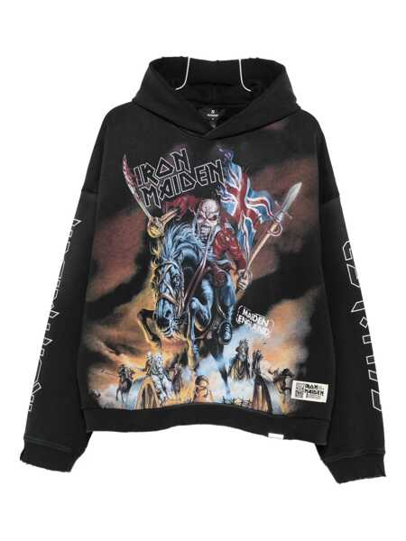 Bluze de trening REPRESENT Represent Represent X Iron Maiden Steed - Cotton Hoodie Black Barbati (BM 18943779) 1