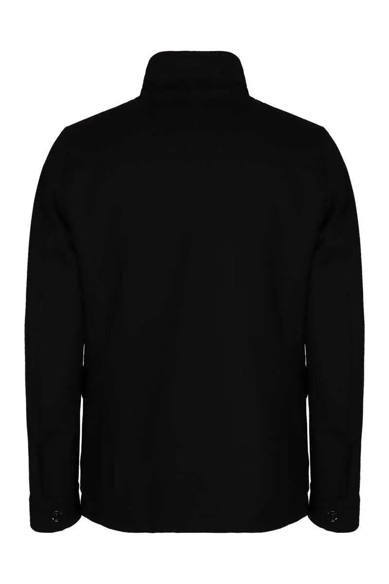 Paltoane Moorer Moorer Bas Double-Breasted Coat Black Barbati (BM 18943965) 2